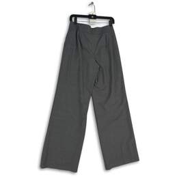 Dana Buchman Womens Gray Pleated Slash Pocket Wide Leg Dress Pants Size 2 alternative image