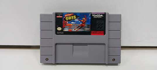 Nickelodeon GUTS Video Game on Super Nintendo Entertainment System w/Box image number 4