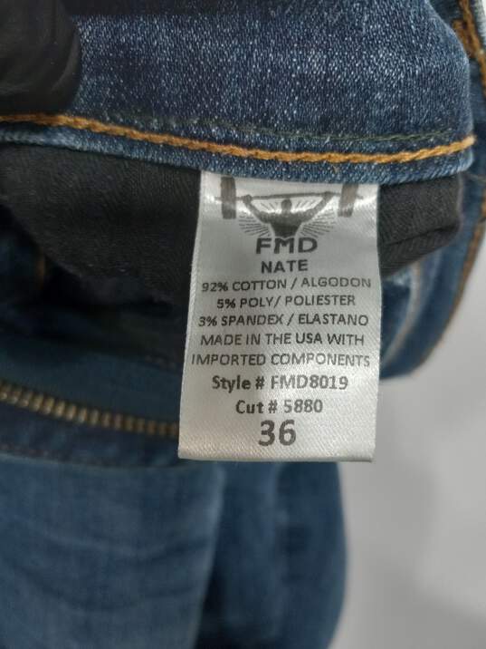 FMD Nate Men's Blue Jeans Size 36 image number 3
