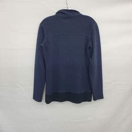 Mountain Hardware Blue Wool Blend Button Up Knit Sweater WM Size S alternative image