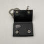 Mens Black Leather Detachable Chain Card Holder Snap Tri-Fold Wallet image number 4