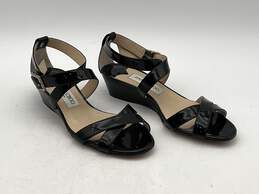 Jimmy Choo Women's Black Patent Leather Size 36.5 Wedges alternative image