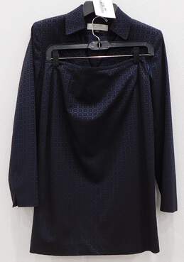 Tahari Navy Blue/Black Blazer w/Skirt Women's Size 6