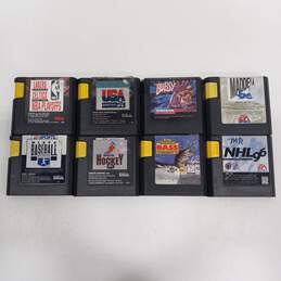 Bundle of 6 Assorted Sega Genesis Video Game