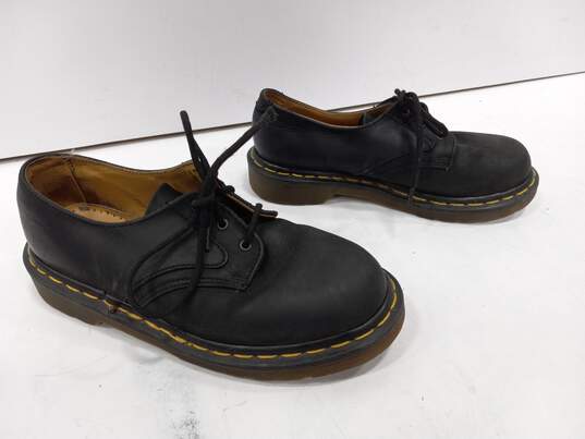 Doc Martens Leather Black Lace-Up Oxford Style Shoes Size 4 image number 2