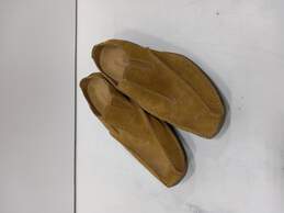 Women's Brown Suede Loafers Size 8
