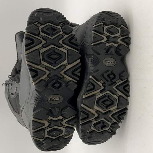 Cabelas Mens Ultra Dry-Plus 83-1287 Black Steel Toe Snow Boots Size 12 D image number 3