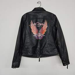 Harley Davidson Black Motorcycle Jacket alternative image