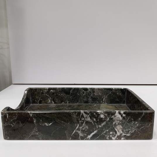 Marble Designed Green Tray image number 3