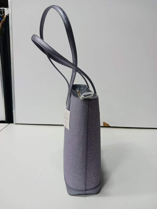 Kate Spade Lilac Glitter Tote Bag NWT image number 4