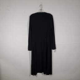NWT Womens Ribbed Duster Long Sleeve Open Front Cardigan Sweater Size M alternative image