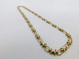 Sterling Silver Vermeil Tennis Bracelets & Fancy Chain Necklace 39.1g alternative image