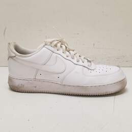 Nike Air Force 1 Low '07 Triple White Casual Shoes Men's Size 14