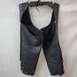 Wilsons Leather Black Motorcycle Chaps Women's XL image number 1
