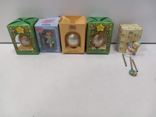 5 Vintage 90's Precious Moments Ornaments  IOB image number 1
