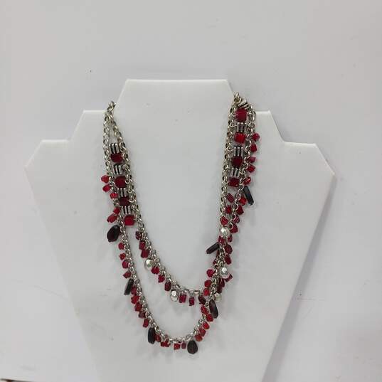 Bundle of Assorted Red Costume Jewelry image number 5