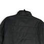 Mens Black Mock Neck Long Sleeve Full-Zip Puffer Jacket Size Large image number 4