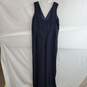 Boden Navy Sleeveless Jumpsuit Women's Size 10P image number 2