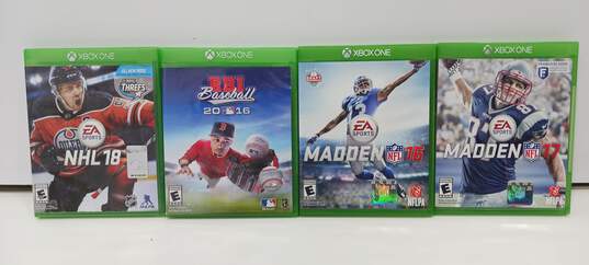 Bundle of 4 Assorted Xbox One Video Games image number 1