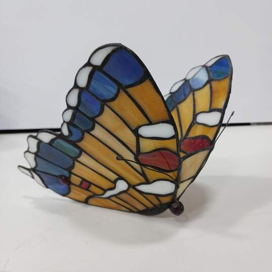 Hampton Bay Tiffany Style Butterfly Lamp w/Box image number 2