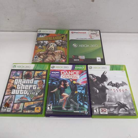 Lot Of 5 Assorted Microsoft XBOX 360 Video Games image number 2
