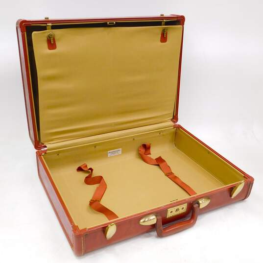 Vintage Samsonite Streamlite Chestnut Hard Shell Suitcase Travel Luggage Case image number 4