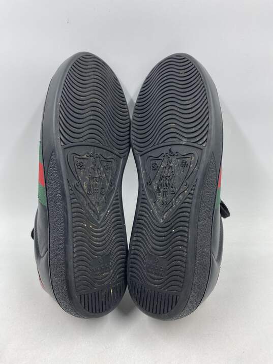 Authentic Gucci Ace Low Black Leather Sneaker M 6 image number 7
