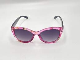 Womens Pink Plastic Frame UV Protection Oval Sunglasses J-0526837-D-04