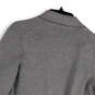 Womens Gray Knitted Long Sleeve Collared Open Front Cardigan Sweater Size M image number 4