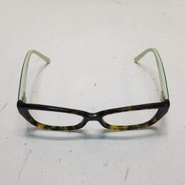 Tory Burch Brown Tortoise Shell Rectangular Eyeglasses alternative image