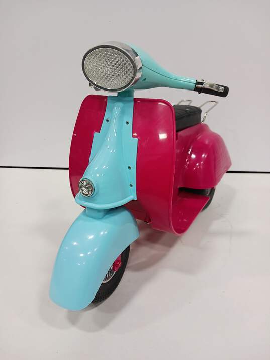 Our Generation Ride In Style Pink & Blue Scooter image number 3