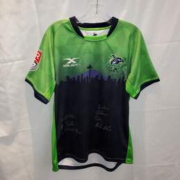 Signed Xblades MLR Seattle Seawolves Replica Away Rugby Jersey Size M No COA