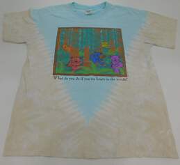 Vintage Grateful Dead Bears In The Woods Play Dead T- Shirt Size Large