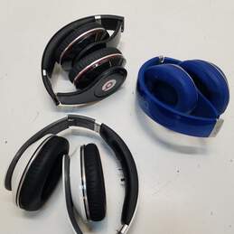 Beats by Dre Audio Headphones Bundle Lot of 3 for Parts / Repair