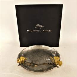 Michael Aram Butterfly Ginkgo Round Platter IOB