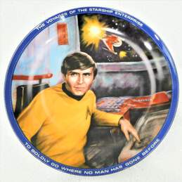 2 Star Trek Limited Edition Collector Plates Uhura & Chekov w/ COA alternative image