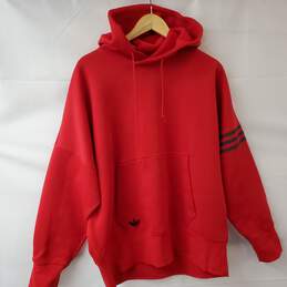 Adidas Red Pullover Hoodie Men's M