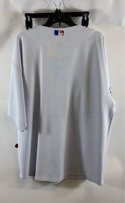Ecko UNLTD Womens White Nylon V-Neck Short Sleeve Jersey Size Large alternative image