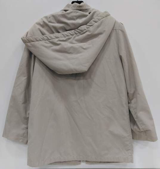 Women's Full Zip Hooded Parka Style Jacket Size 6 Reg image number 8