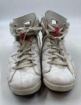 Nike Air Jordan 6 White Athletic Shoe Men 10.5