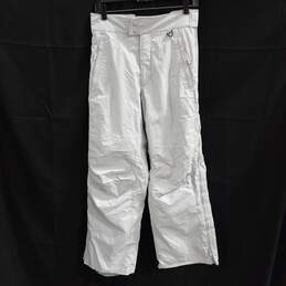 Women's Columbia Light Gray Snow Pants Size M