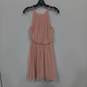 Francesca's Women's Lush Pink Sleeveless Gather Mini Dress Size M NWT image number 1