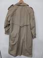 London Fog Towne Beige Trench Coat Women's Size 14R image number 3