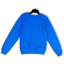 Womens Blue Stitch Cartoon Long Sleeve Crew Neck Pullover Sweatshirt Sz XS alternative image