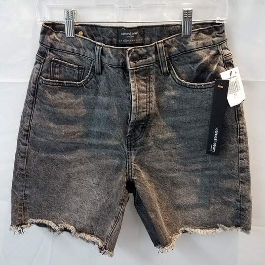 Earnest Sewn New York High-Rise 7in Denim Shorts Adult Size 27 image number 1