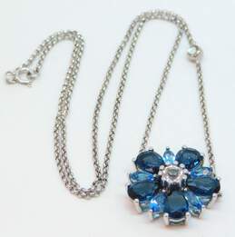 Contemporary 925 Blue & White CZ Jewelry alternative image