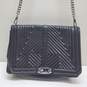 Rebecca Minkoff Black Geo Chevron Quilted Leather image number 2