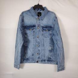 Request Premium Men Light Blue Jean Jacket XL NWT alternative image