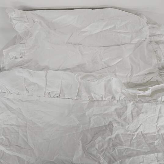 White Pillow Cases Set of 2 Pillow Shams Standard Size image number 1