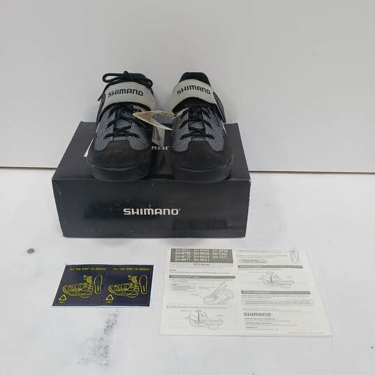 Women's Shimano Gray/Black Cycling Shoes size 4.5 NWT image number 1